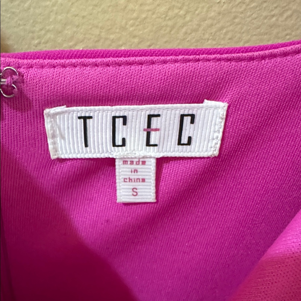 TCEC Fuchsia Ruffle Mini Dress - Picture 3 of 3